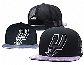 Spurs Team Logo Black Adjustable Hat GS,baseball caps,new era cap wholesale,wholesale hats
